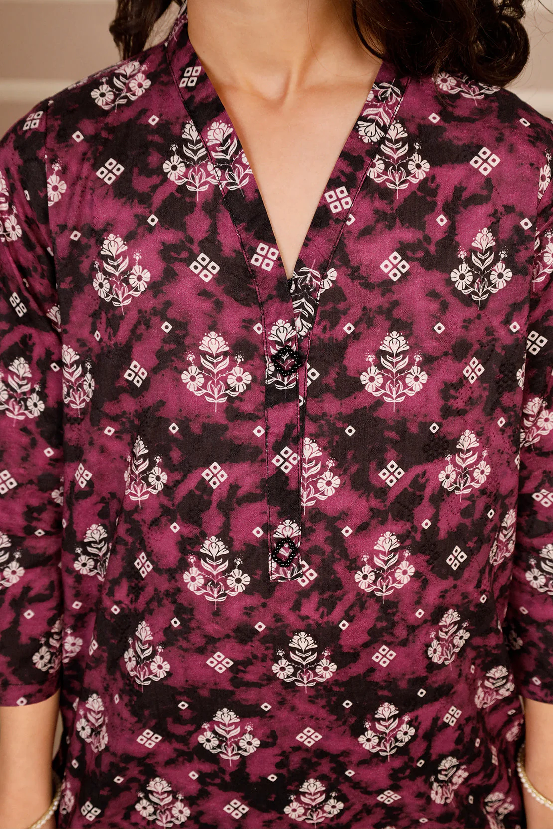 Printed Lawn Stitched 2 Piece (Shirt/Trouser) - Image 7