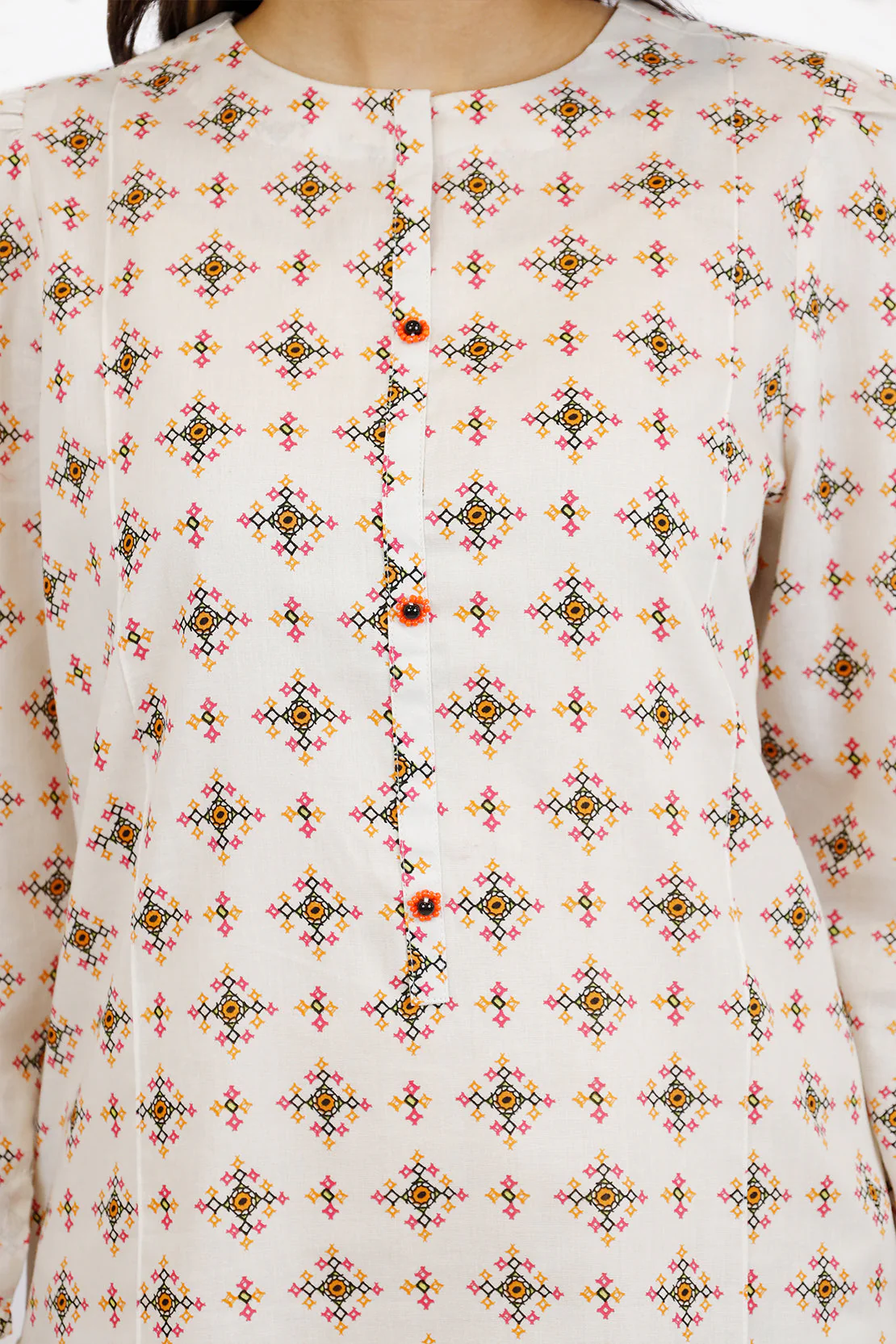 Printed Lawn Stitched 2 Piece (Shirt/Trouser) - Image 4