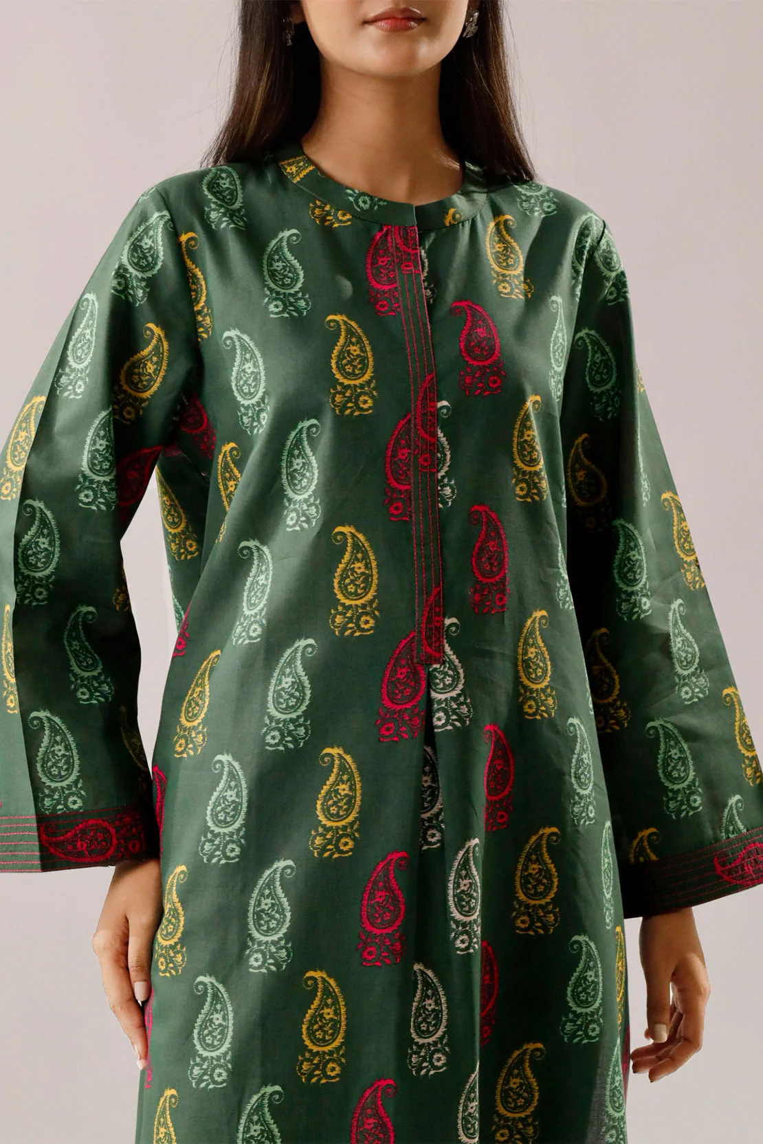 Printed Lawn Stitched 2 Piece (Shirt/Trouser)