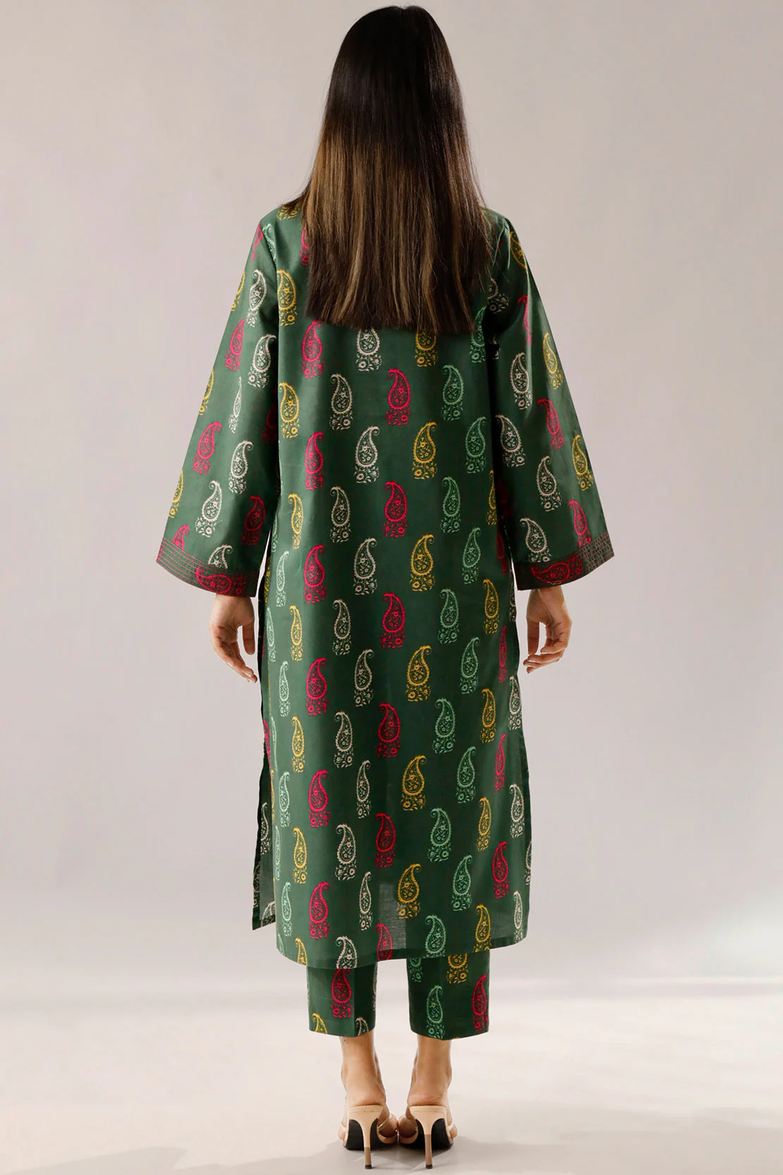 Printed Lawn Stitched 2 Piece (Shirt/Trouser) - Image 10