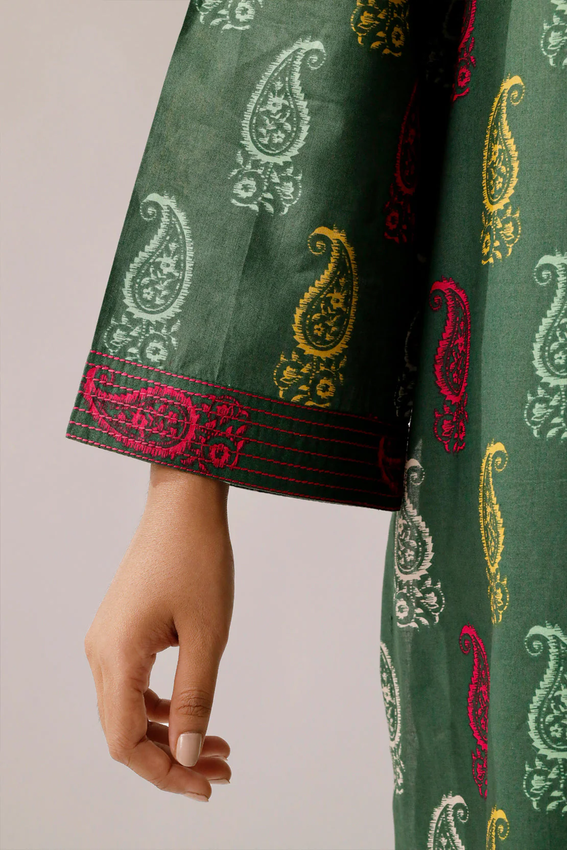 Printed Lawn Stitched 2 Piece (Shirt/Trouser) - Image 8