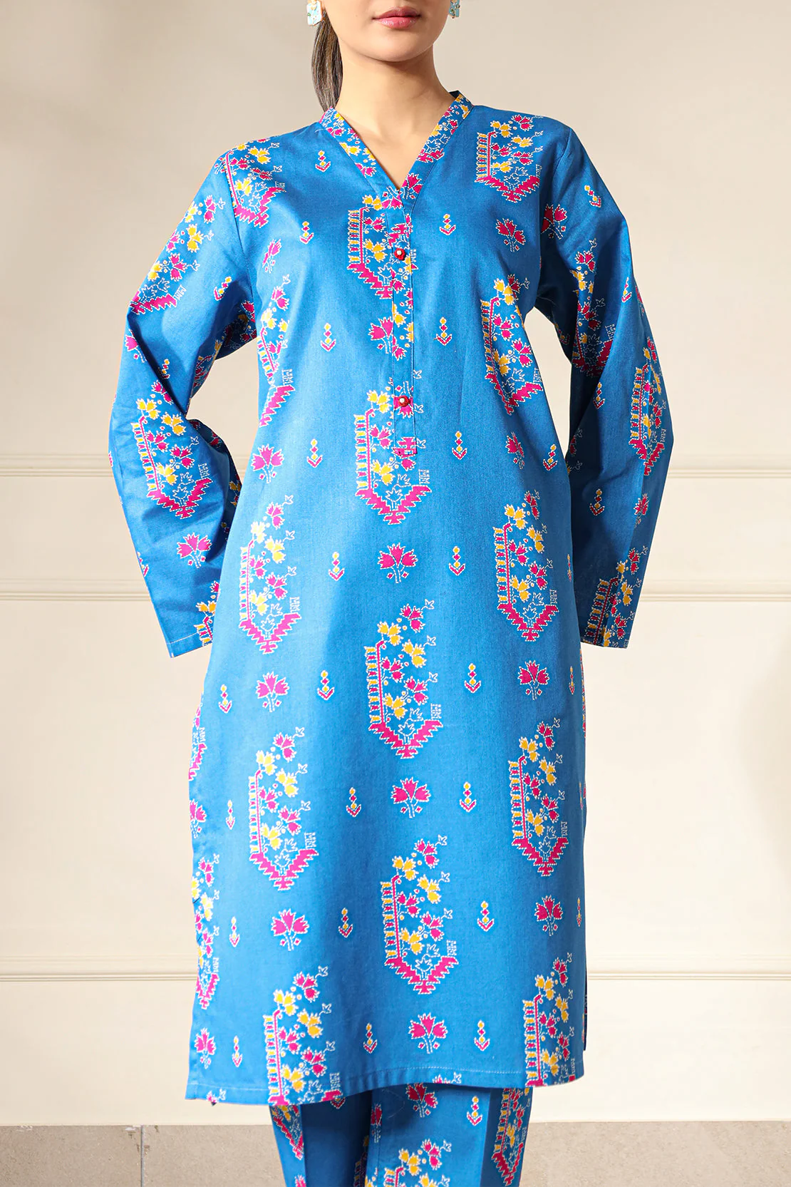 Printed Lawn Stitched 2 Piece (Shirt/Trouser) - Image 4