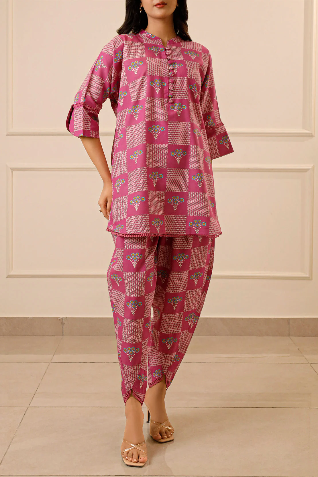 Printed Lawn Stitched 2 Piece (Shirt/Trouser) - Image 2