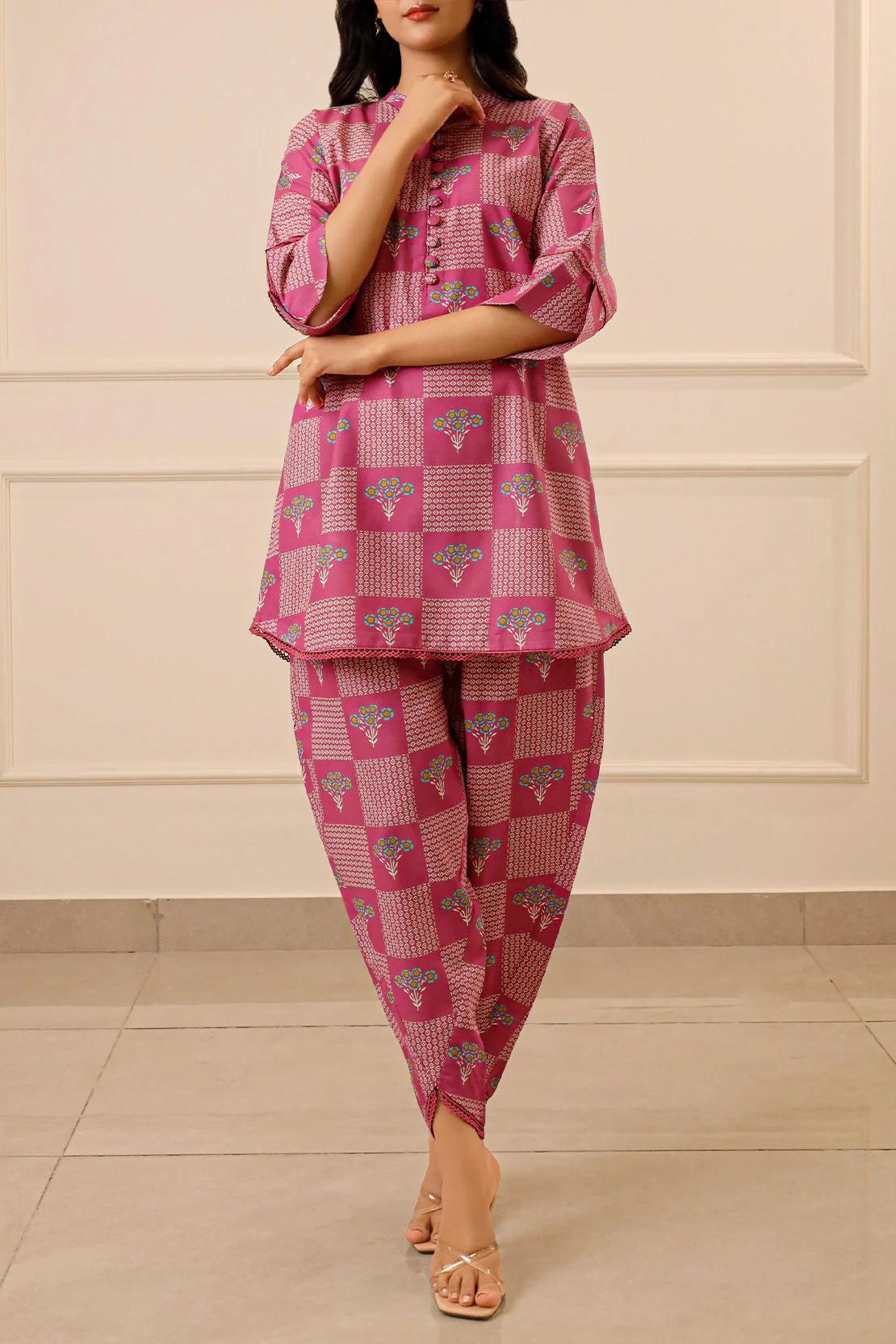 Printed Lawn Stitched 2 Piece (Shirt/Trouser) - Image 3