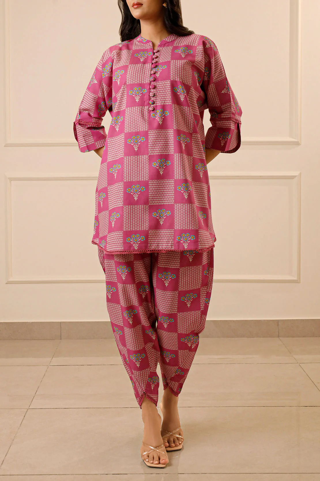 Printed Lawn Stitched 2 Piece (Shirt/Trouser) - Image 4