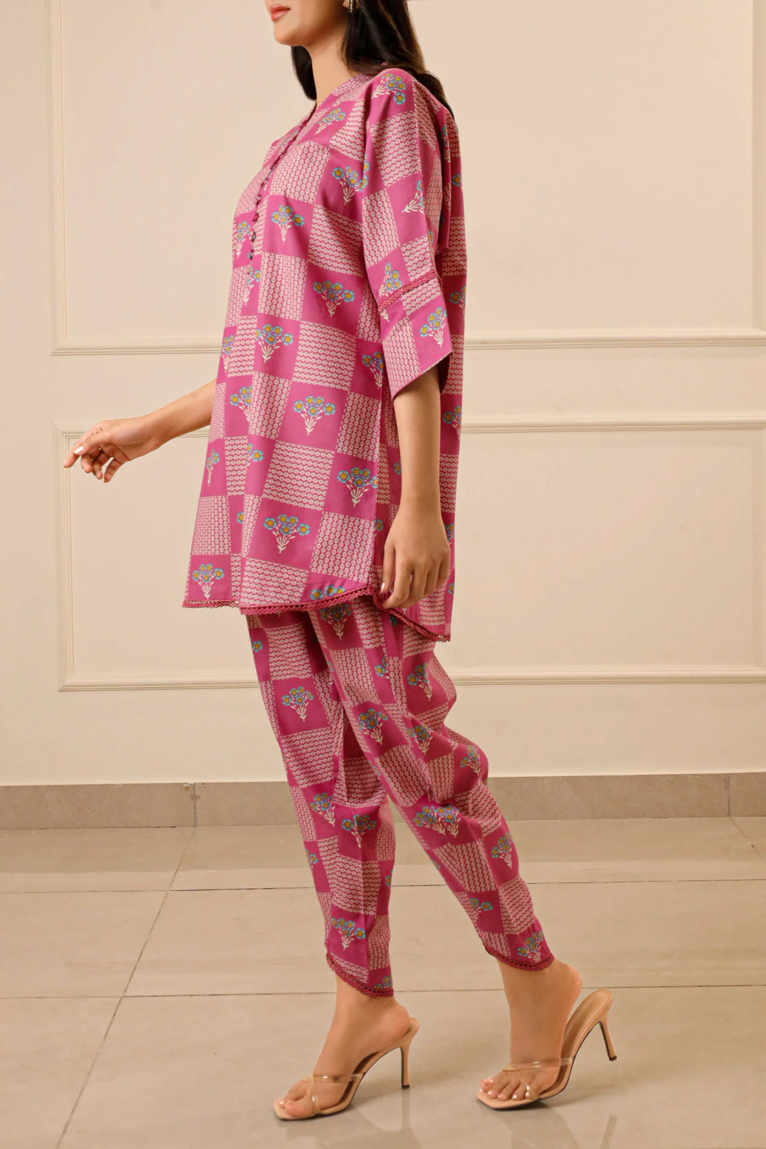 Printed Lawn Stitched 2 Piece (Shirt/Trouser) - Image 5