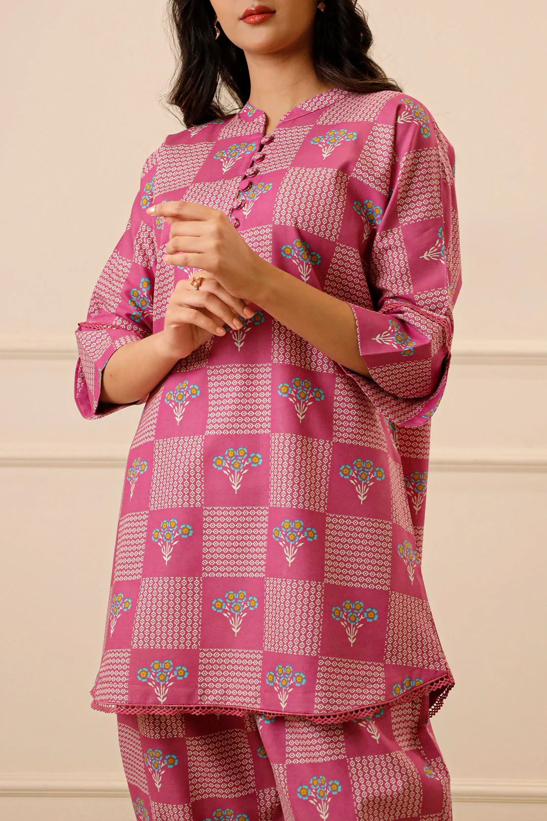 Printed Lawn Stitched 2 Piece (Shirt/Trouser) - Image 6