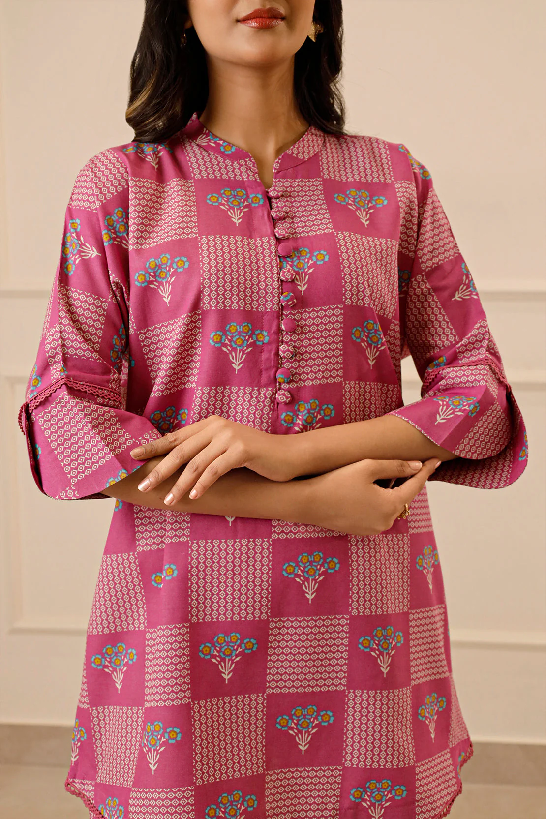 Printed Lawn Stitched 2 Piece (Shirt/Trouser) - Image 8