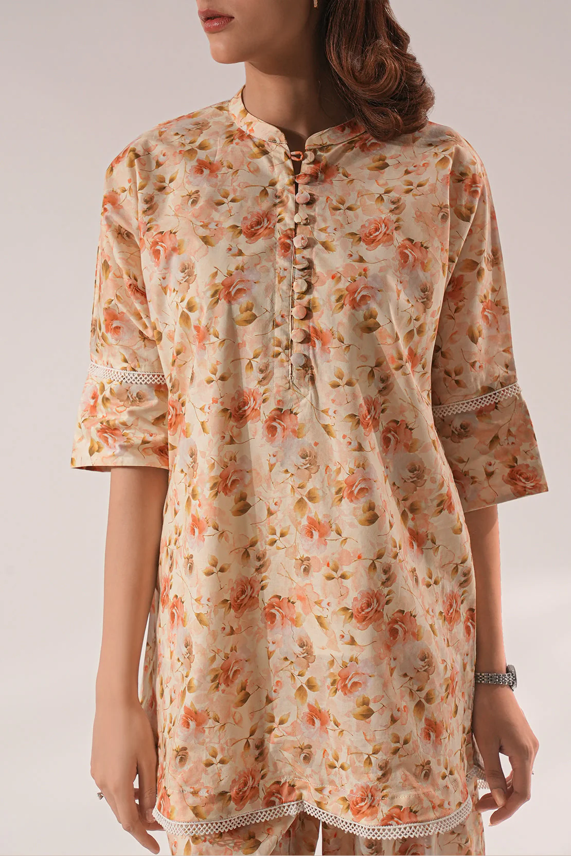 Printed Lawn Stitched 2 Piece (Shirt/Trouser) - Image 5