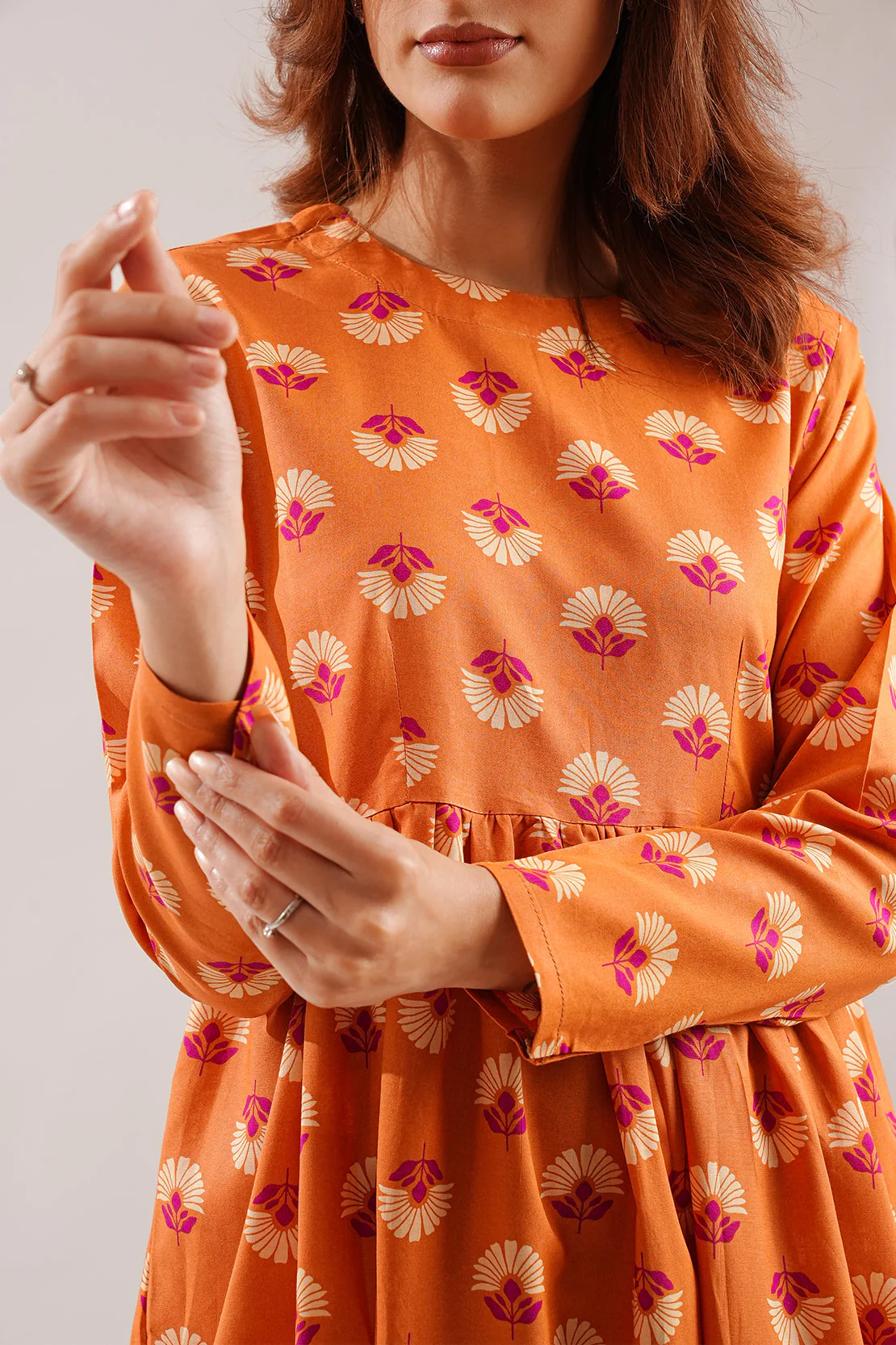 Printed Lawn Stitched 2 Piece (Shirt/Trouser) - Image 3