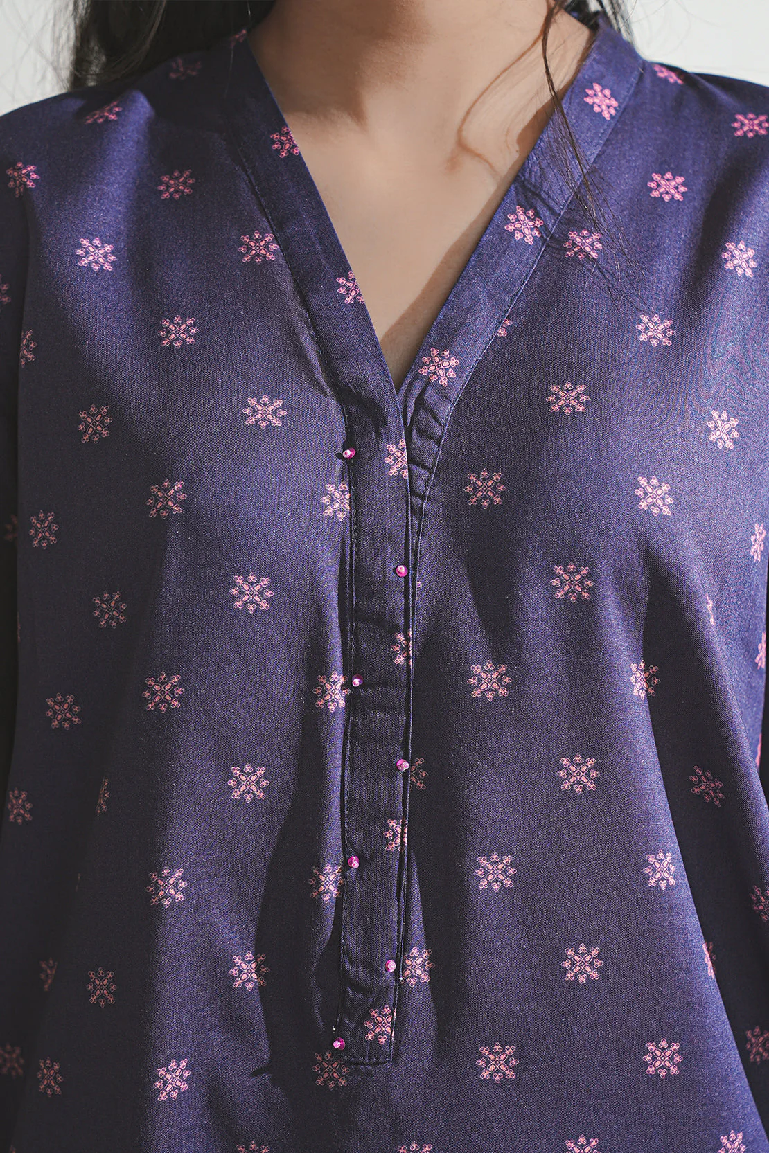 Printed Lawn Stitched 2 Piece (Shirt/Trouser) - Image 7