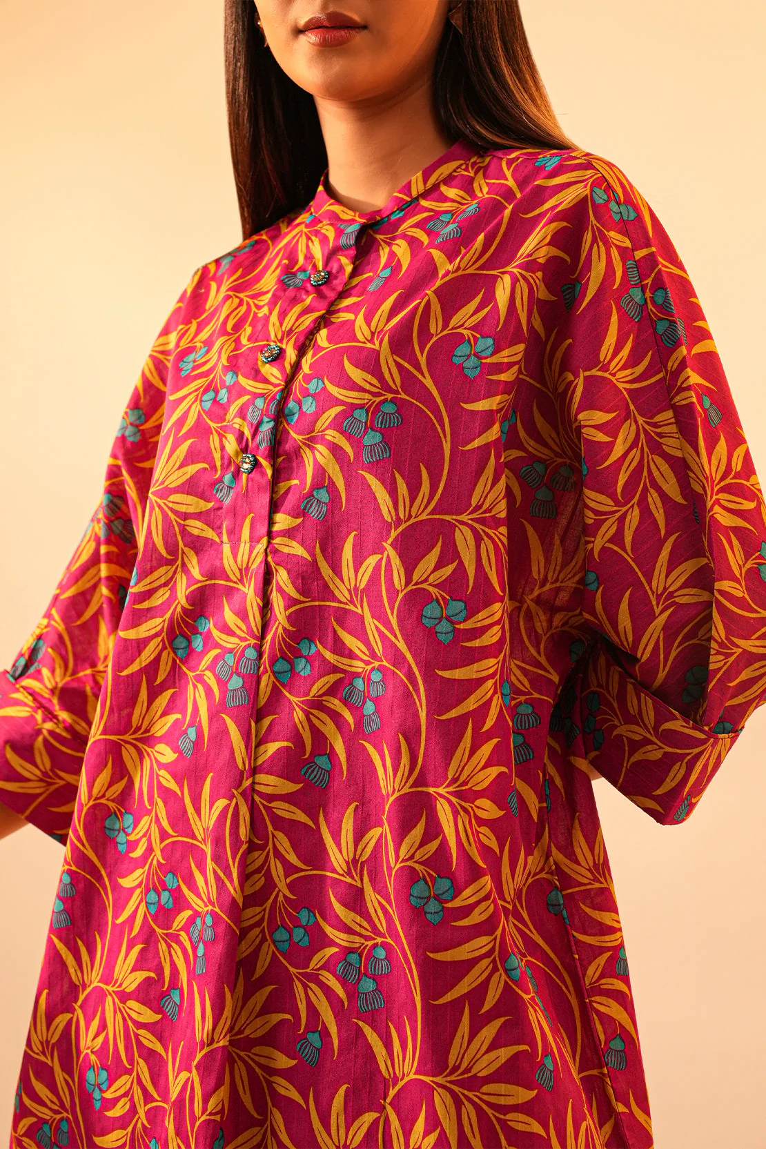 Printed Lawn Stitched 2 Piece (Shirt/Trouser)