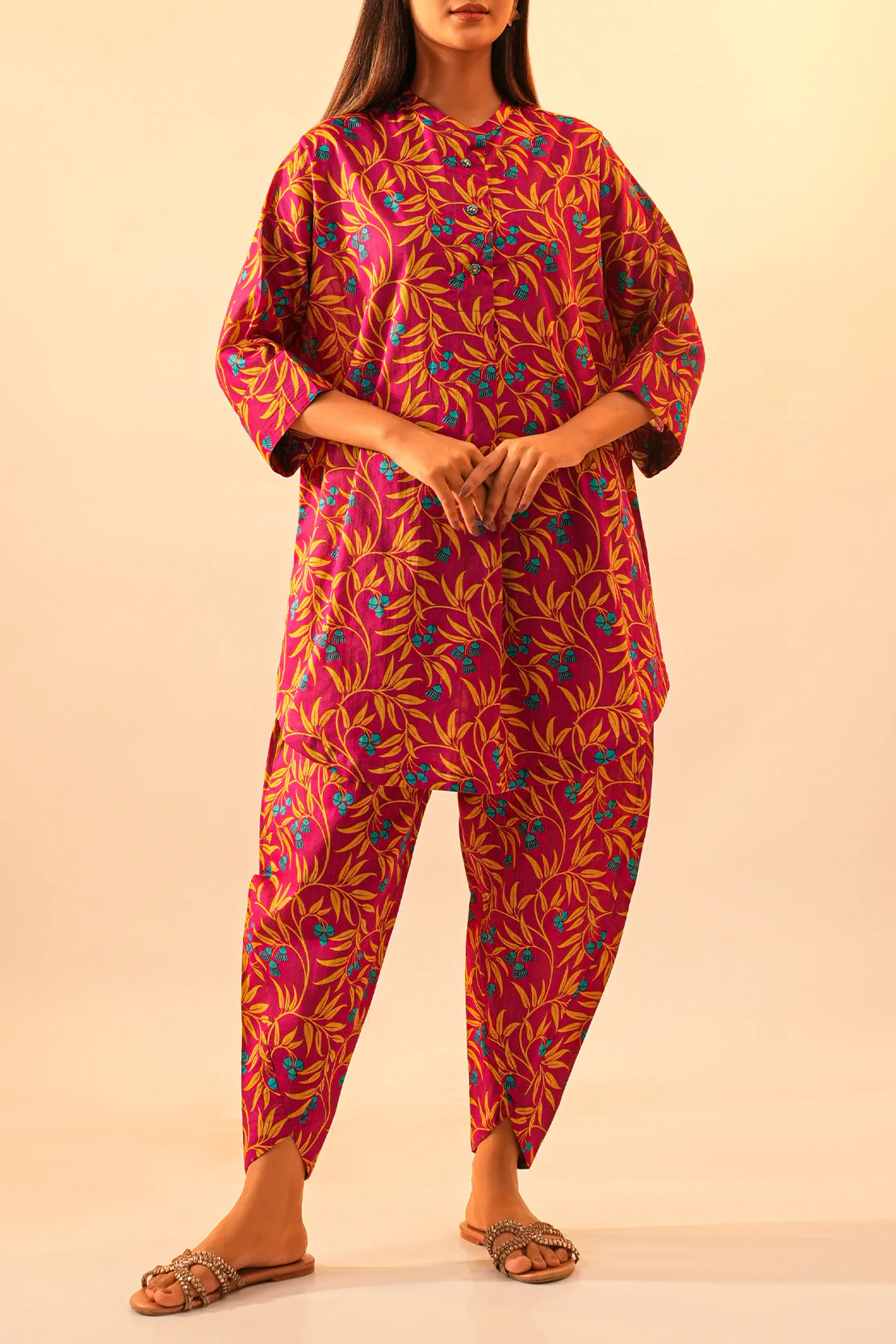 Printed Lawn Stitched 2 Piece (Shirt/Trouser) - Image 2