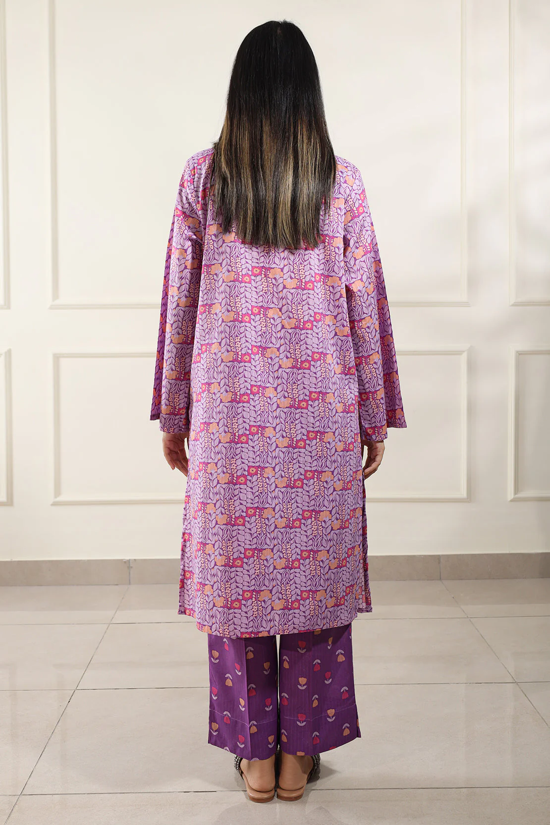 Printed Lawn Stitched 2 Piece (Shirt/Trouser) - Image 4