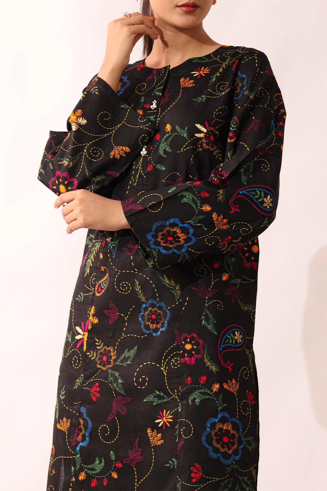 Printed Lawn Stitched 2 Piece (Shirt/Trouser)