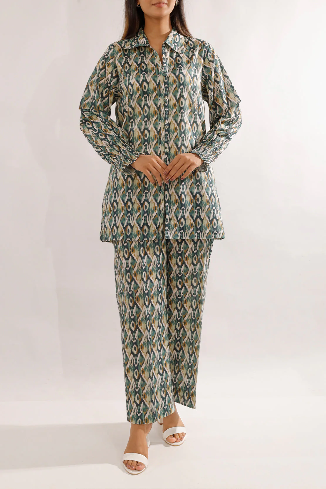 Printed Lawn Stitched 2 Piece (Shirt/Trouser) - Image 4