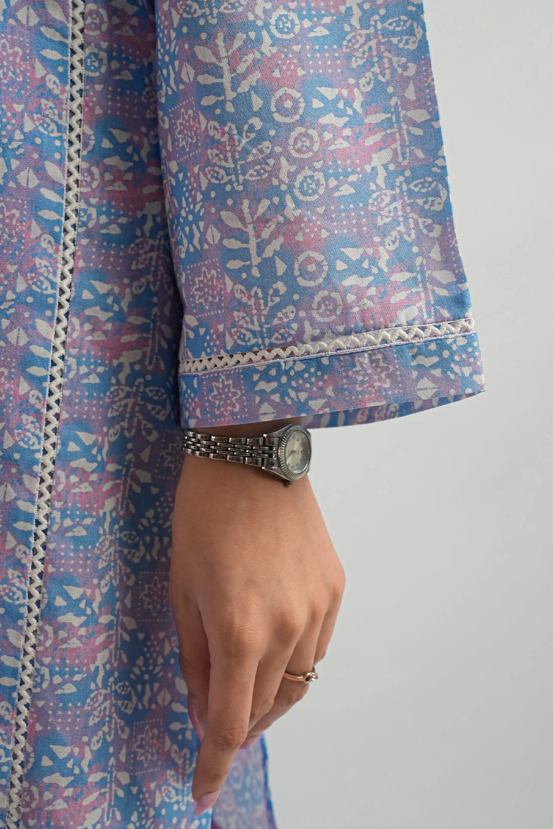 Printed Lawn Stitched 2 Piece (Shirt/Trouser) - Image 8