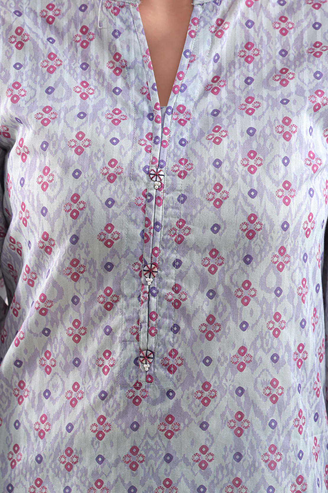 Printed Lawn Stitched 2 Piece (Shirt/Trouser) - Image 3