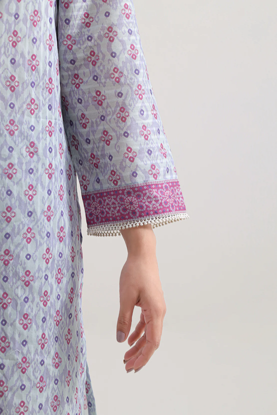 Printed Lawn Stitched 2 Piece (Shirt/Trouser) - Image 4