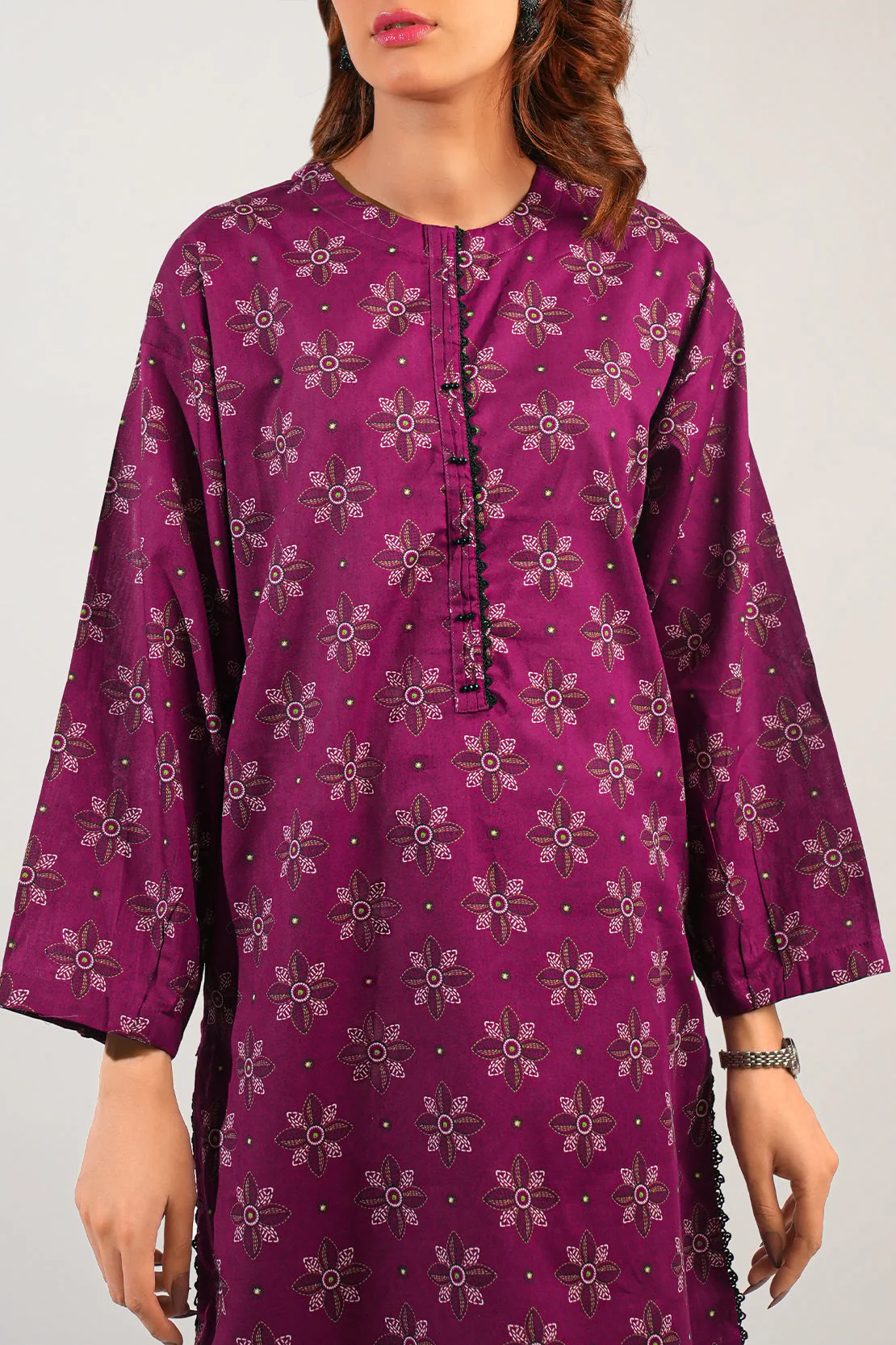 Printed Lawn Stitched 2 Piece (Shirt/Trouser) - Image 6
