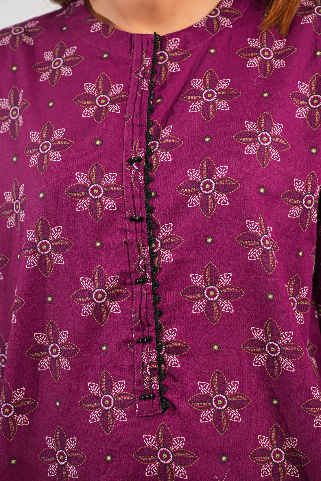 Printed Lawn Stitched 2 Piece (Shirt/Trouser) - Image 7