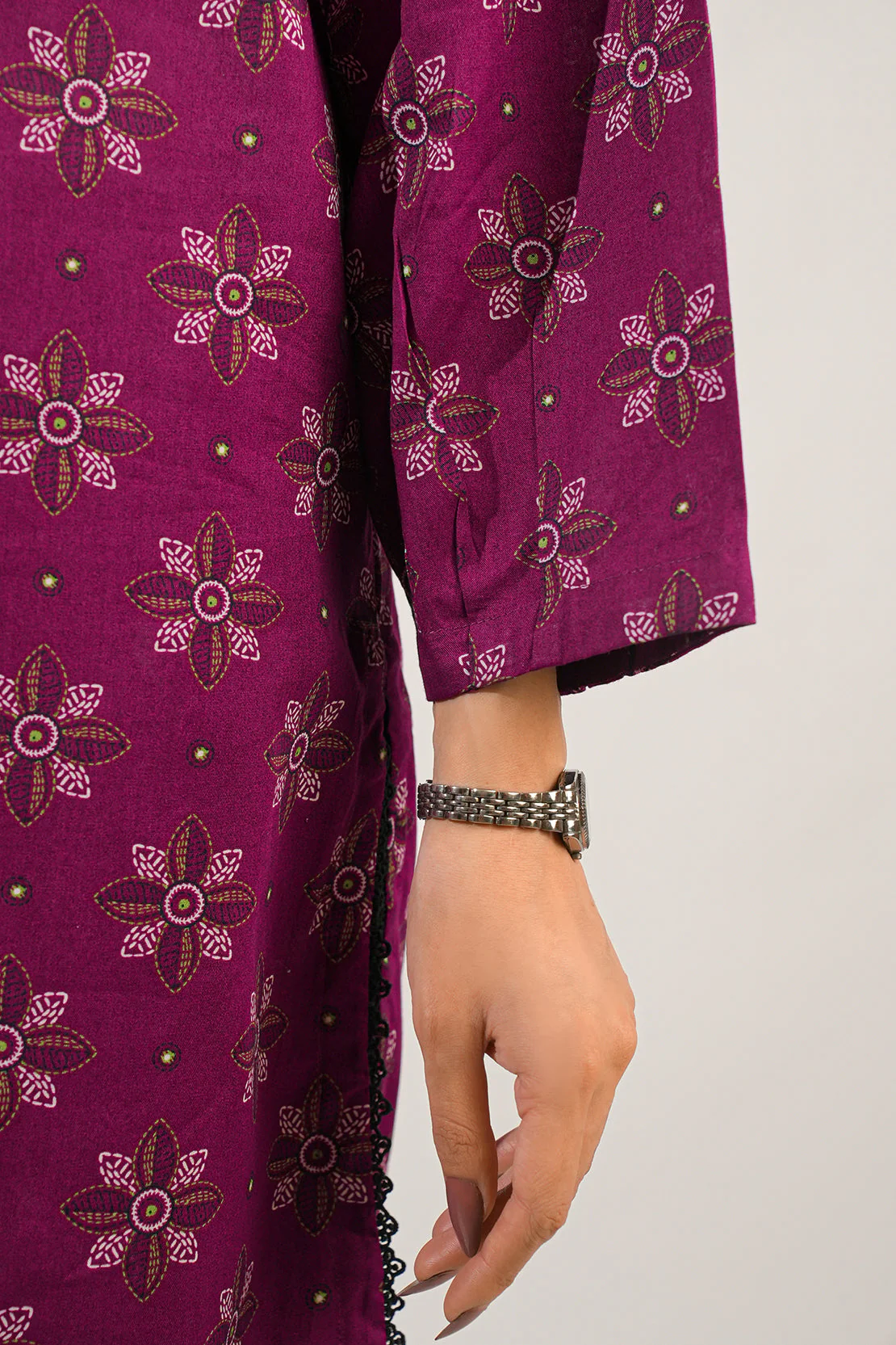 Printed Lawn Stitched 2 Piece (Shirt/Trouser) - Image 8