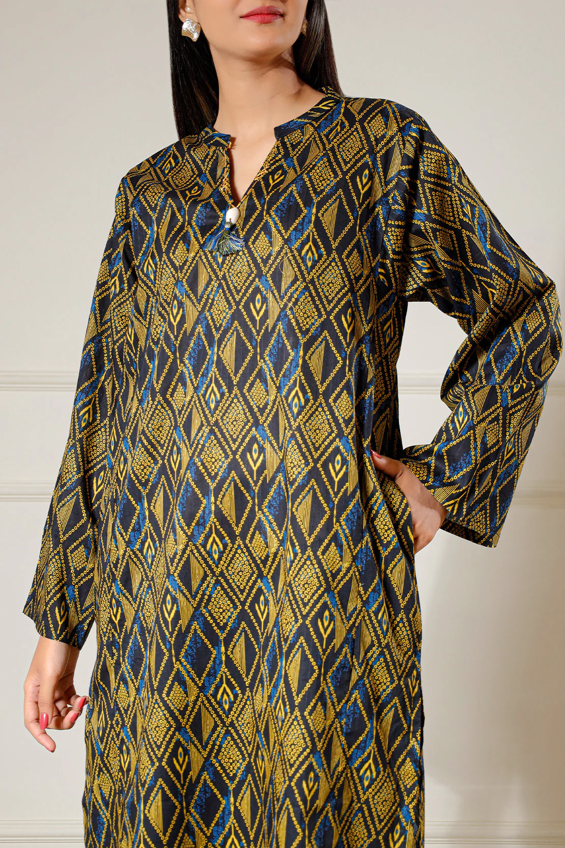Printed Lawn Stitched 2 Piece (Shirt/Trouser)
