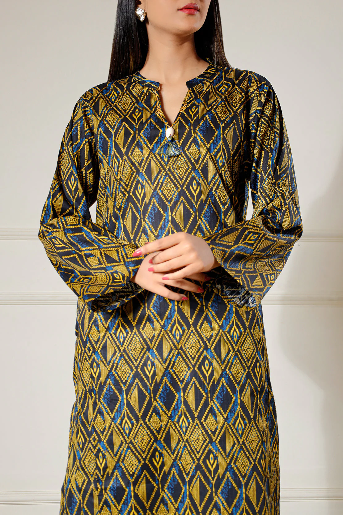 Printed Lawn Stitched 2 Piece (Shirt/Trouser) - Image 5