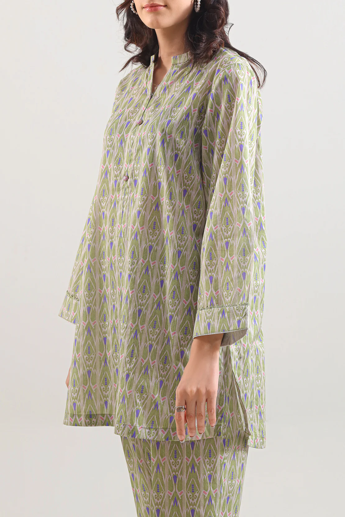 Printed Lawn Stitched 2 Piece (Shirt/Trouser) - Image 2