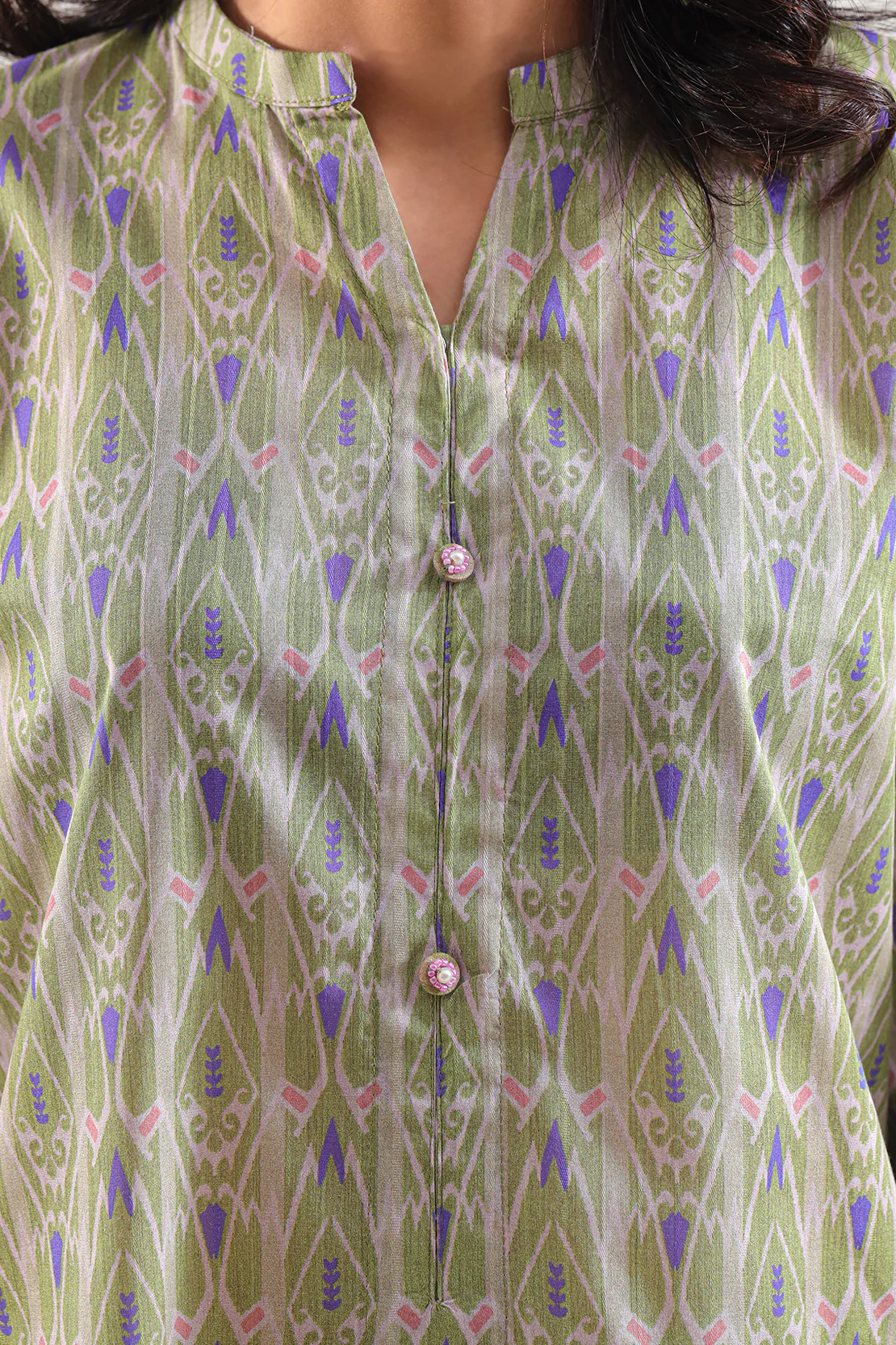 Printed Lawn Stitched 2 Piece (Shirt/Trouser) - Image 4