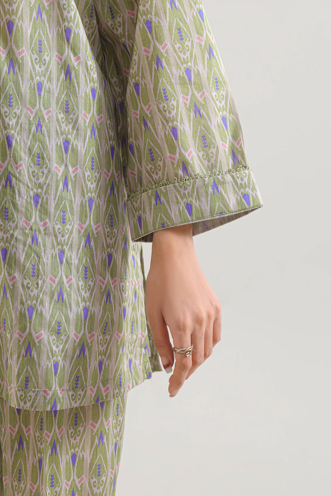 Printed Lawn Stitched 2 Piece (Shirt/Trouser) - Image 5