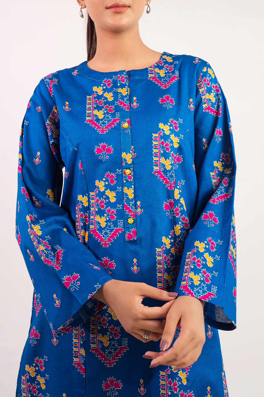 Printed Lawn Stitched 2 Piece (Shirt/Trouser) - Image 8