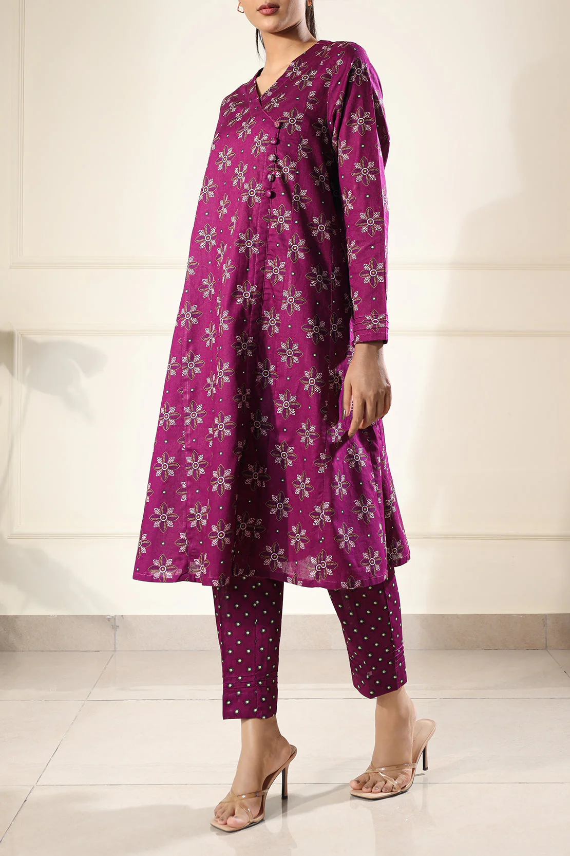 Printed Lawn Stitched 2 Piece (Shirt/Trouser) - Image 3