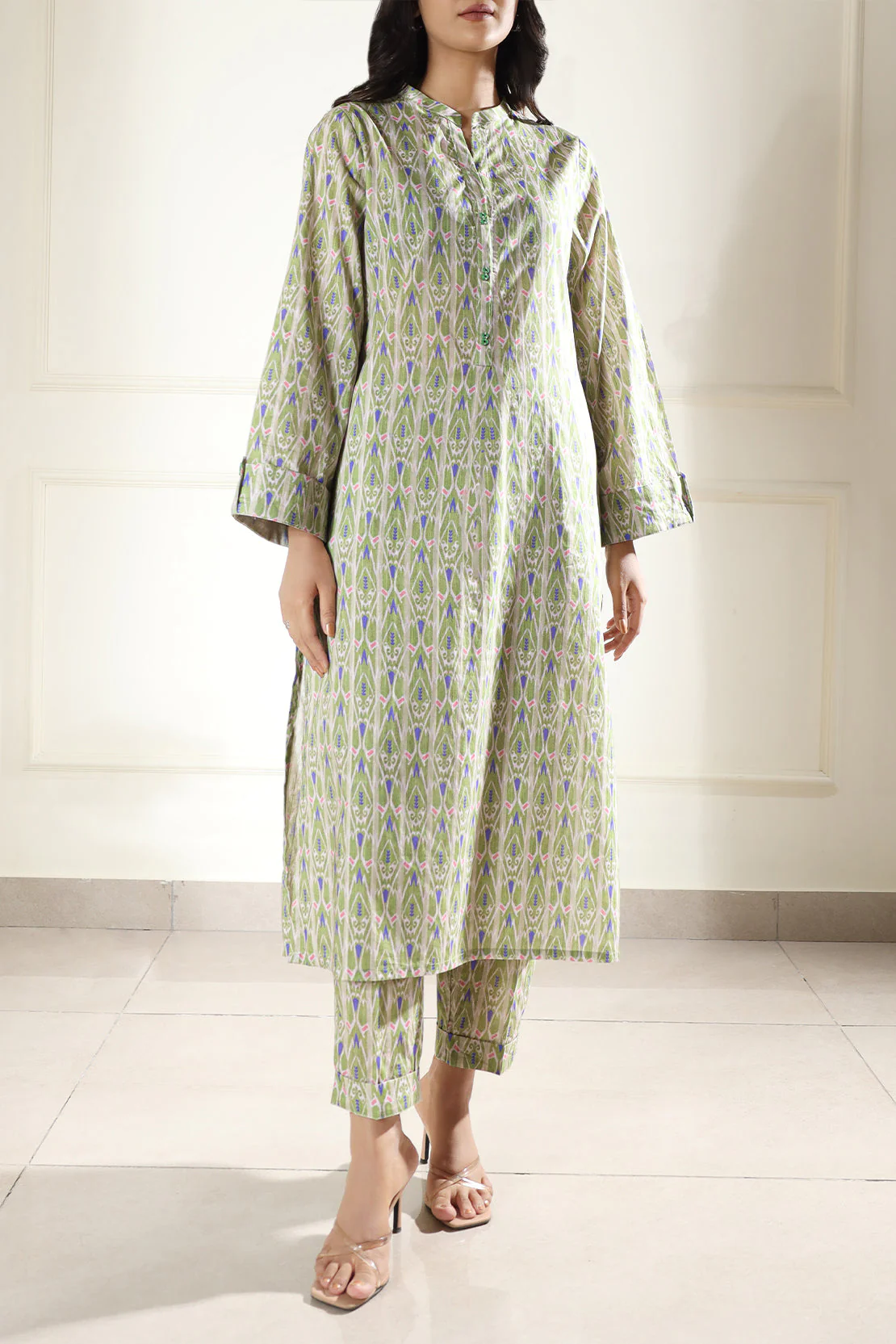 Printed Lawn Stitched 2 Piece (Shirt/Trouser) - Image 2