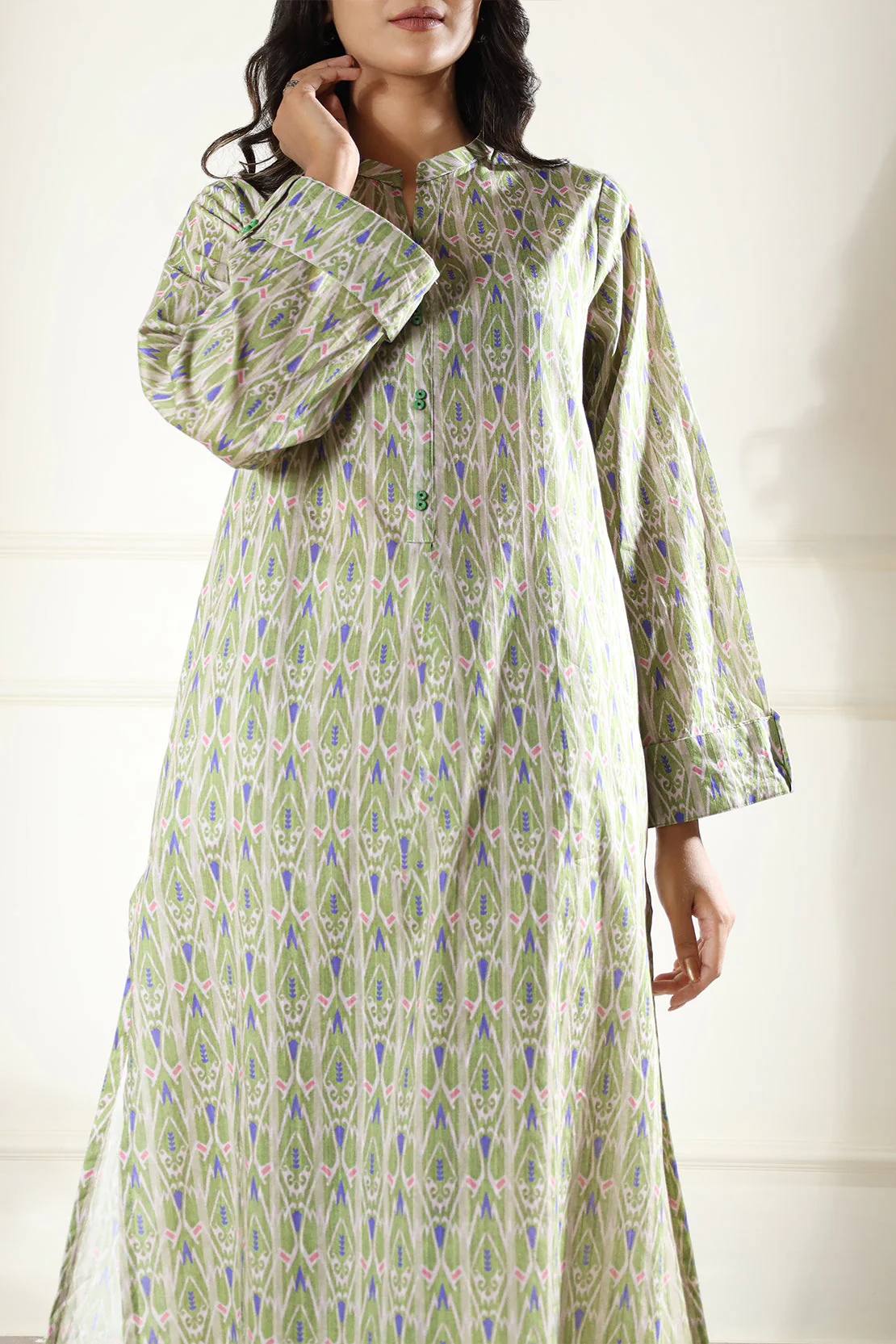 Printed Lawn Stitched 2 Piece (Shirt/Trouser) - Image 4