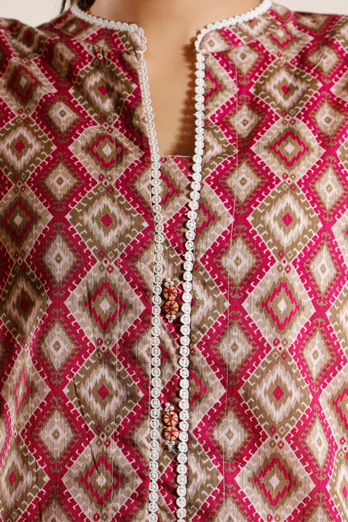 Printed Lawn Stitched 2 Piece (Shirt/Trouser) - Image 4