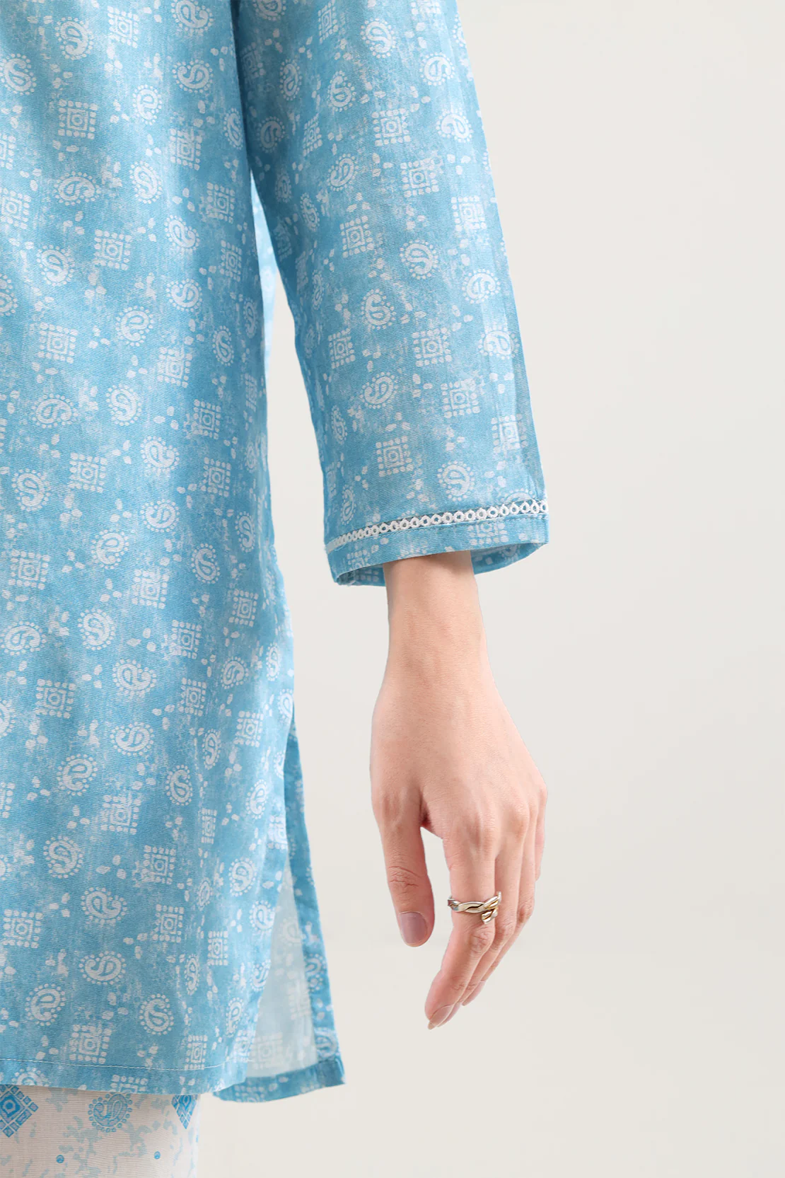 Printed Lawn Stitched 2 Piece (Shirt/Trouser) - Image 6