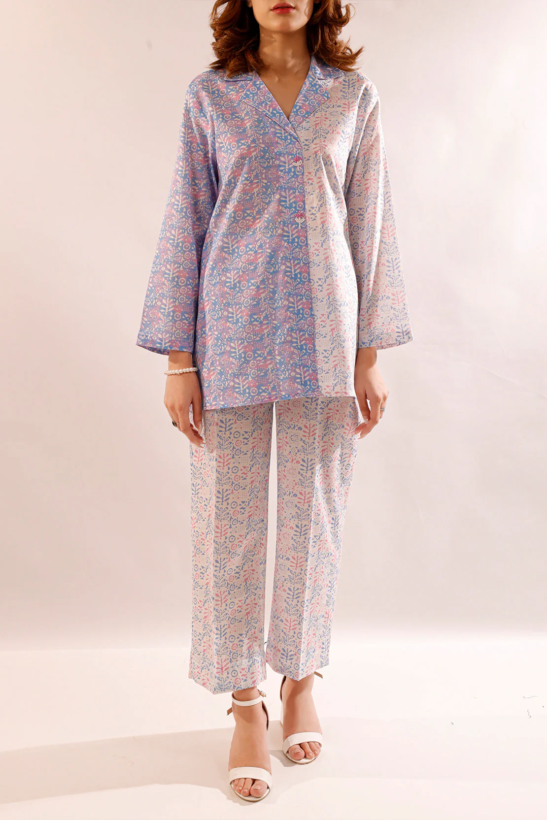 Printed Lawn Stitched 2 Piece (Shirt/Trouser)
