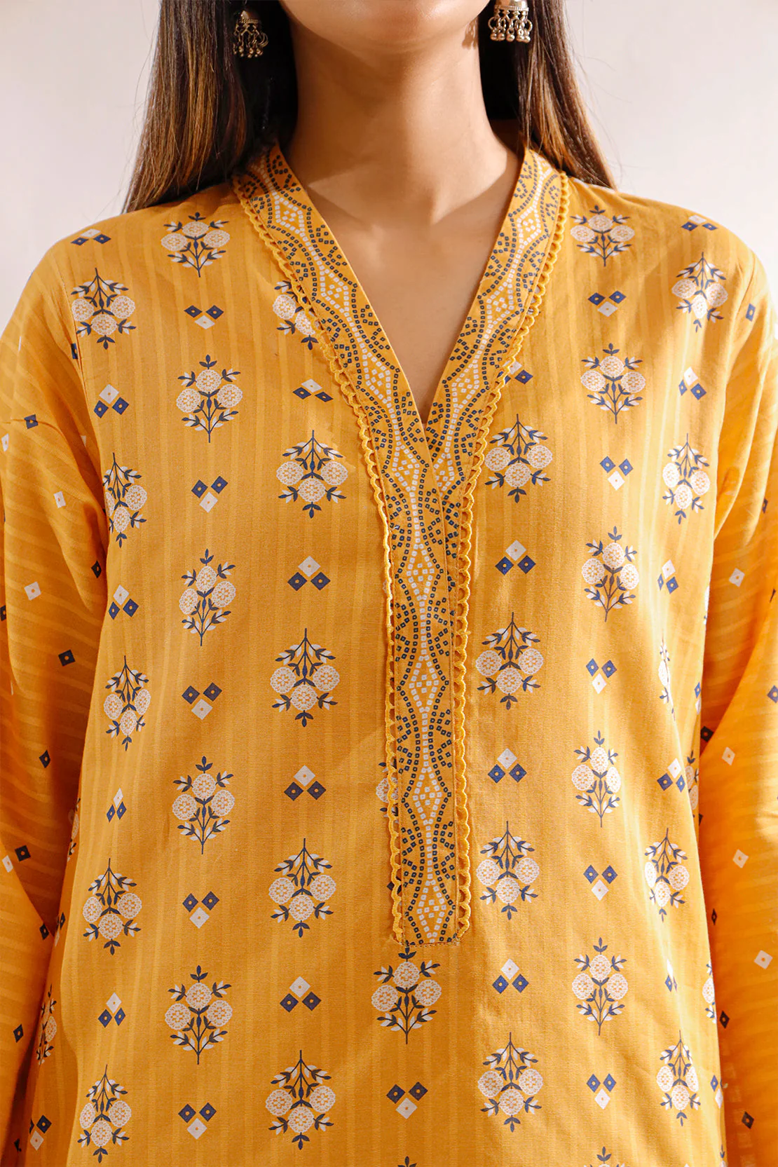 Printed Lawn Stitched 2 Piece (Shirt/Trouser) - Image 6