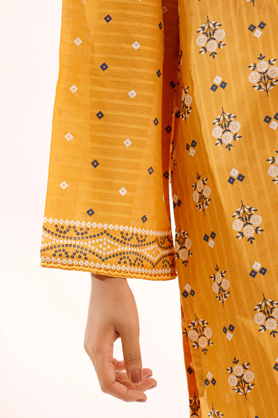 Printed Lawn Stitched 2 Piece (Shirt/Trouser) - Image 7