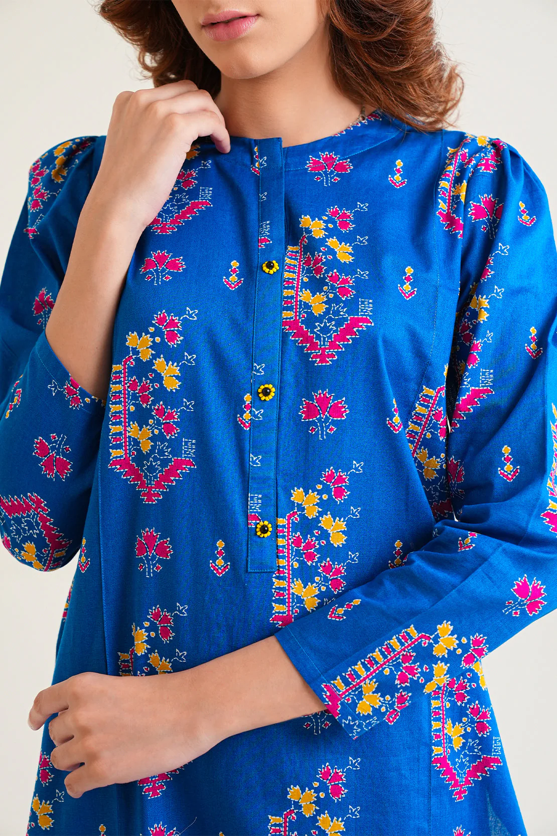 Printed Lawn Stitched 2 Piece (Shirt/Trouser) - Image 2