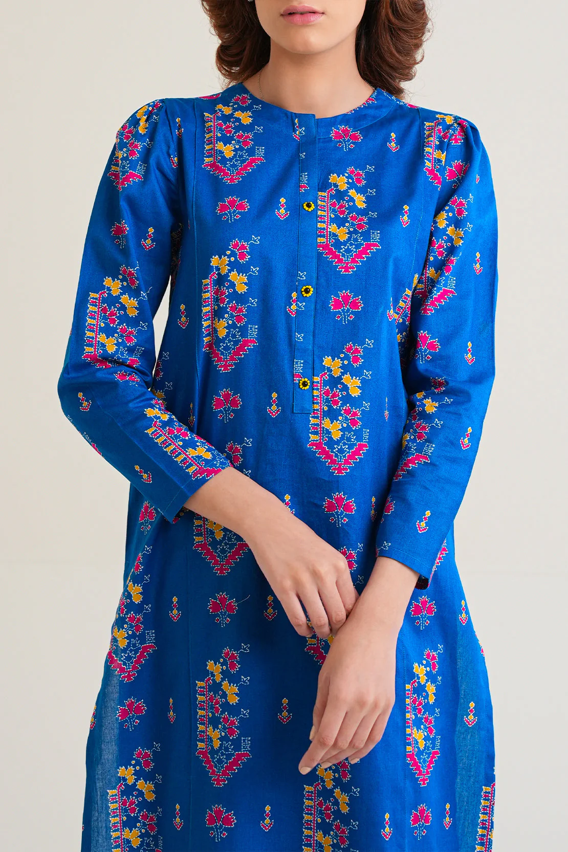 Printed Lawn Stitched 2 Piece (Shirt/Trouser) - Image 4
