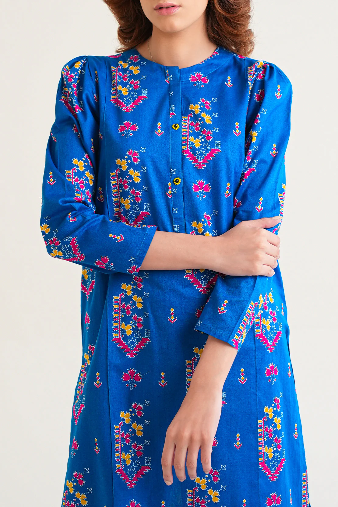 Printed Lawn Stitched 2 Piece (Shirt/Trouser) - Image 5