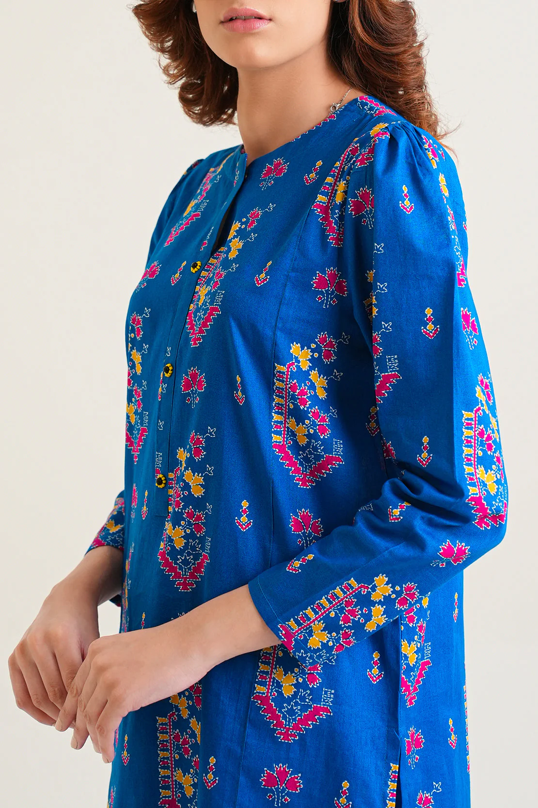 Printed Lawn Stitched 2 Piece (Shirt/Trouser) - Image 6