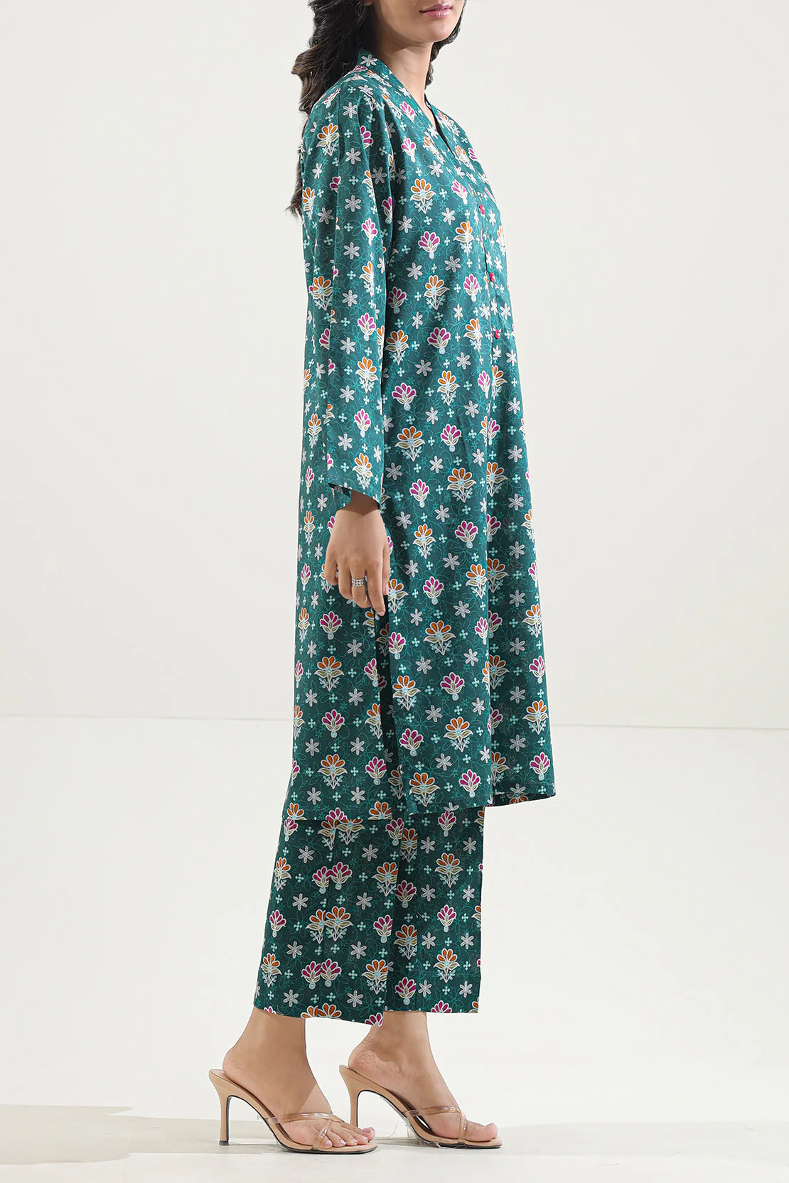 Printed Lawn Stitched 2 Piece (Shirt/Trouser) - Image 2