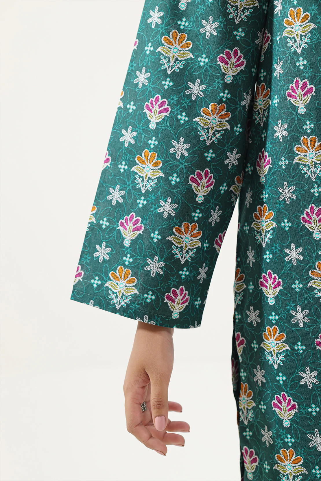 Printed Lawn Stitched 2 Piece (Shirt/Trouser) - Image 5