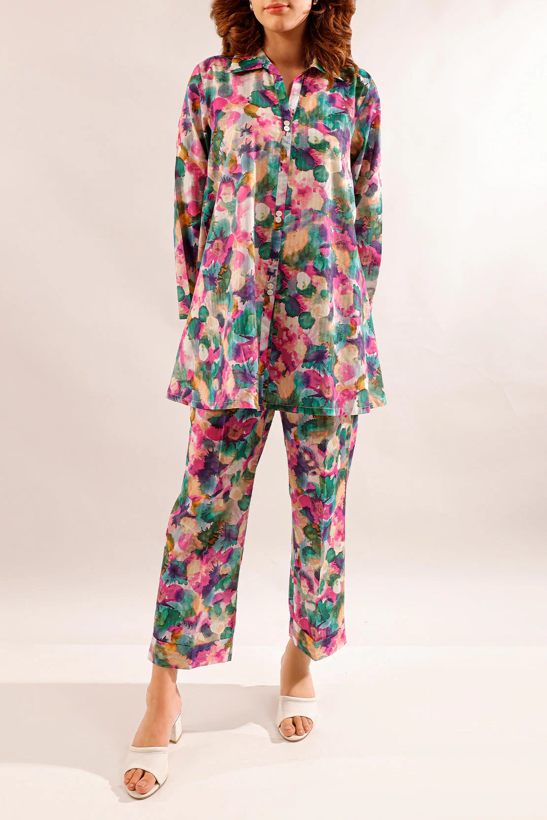 Printed Lawn Stitched 2 Piece (Shirt/Trouser) - Image 3