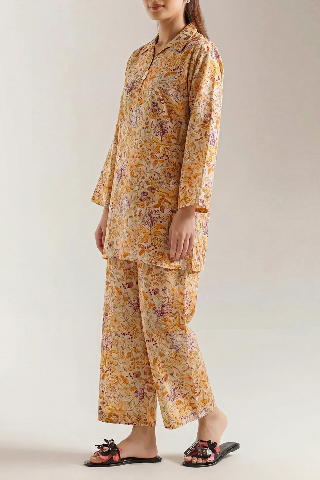 Printed Lawn Stitched 2 Piece (Shirt/Trouser)