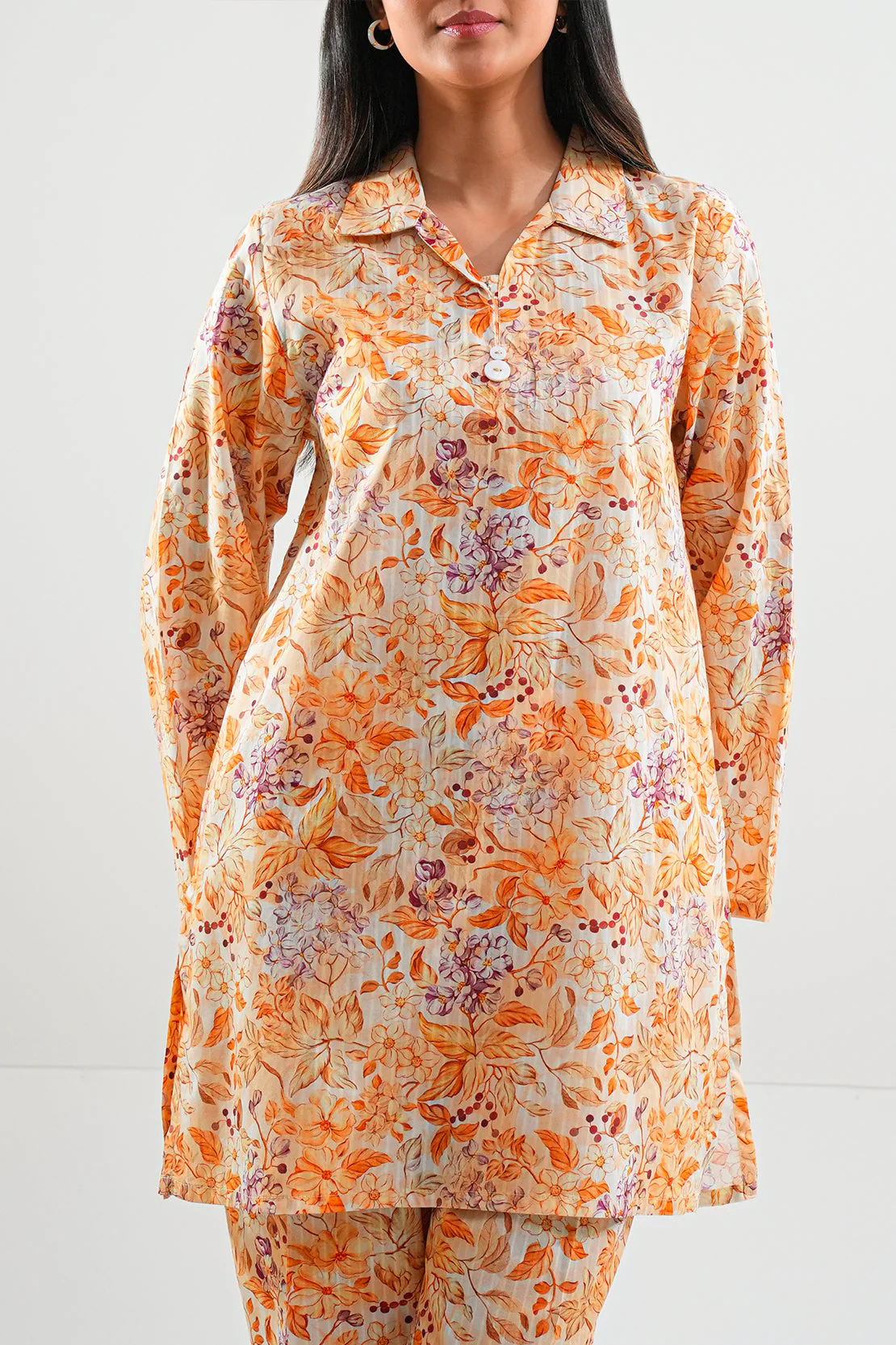 Printed Lawn Stitched 2 Piece (Shirt/Trouser) - Image 3