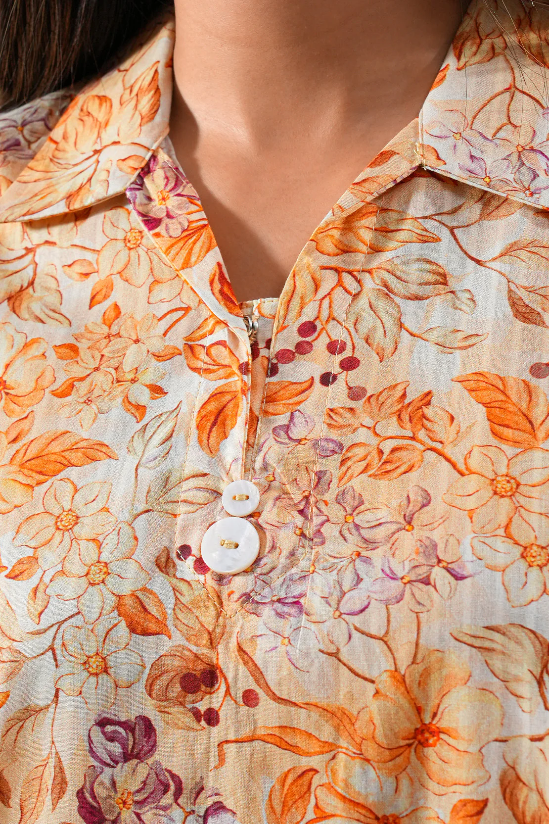 Printed Lawn Stitched 2 Piece (Shirt/Trouser) - Image 5